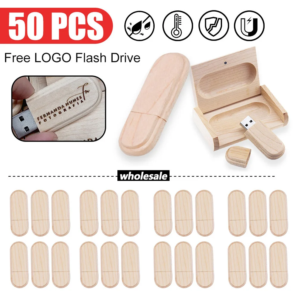 

50 шт./лот USB 2.0 (бесплатный индивидуальный логотип) USB-накопитель 128 ГБ 64 ГБ USB-накопитель 32 ГБ 8 ГБ Память для изысканной фотографии в подарок
