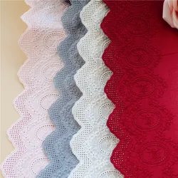 Embroidered Lace for Sewing, Guipure Trim, 100% Cotton, DIY Garment Accessories, African Lace, Warp Knitting