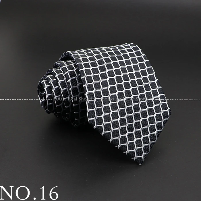 Neue Design Hochzeit Männer Krawatte Schwarz Solide Gestreiften Paisley Blume Krawatten Männer Business Dropshipping Bräutigam Kragen Zubehör Geschenk – Detail 16