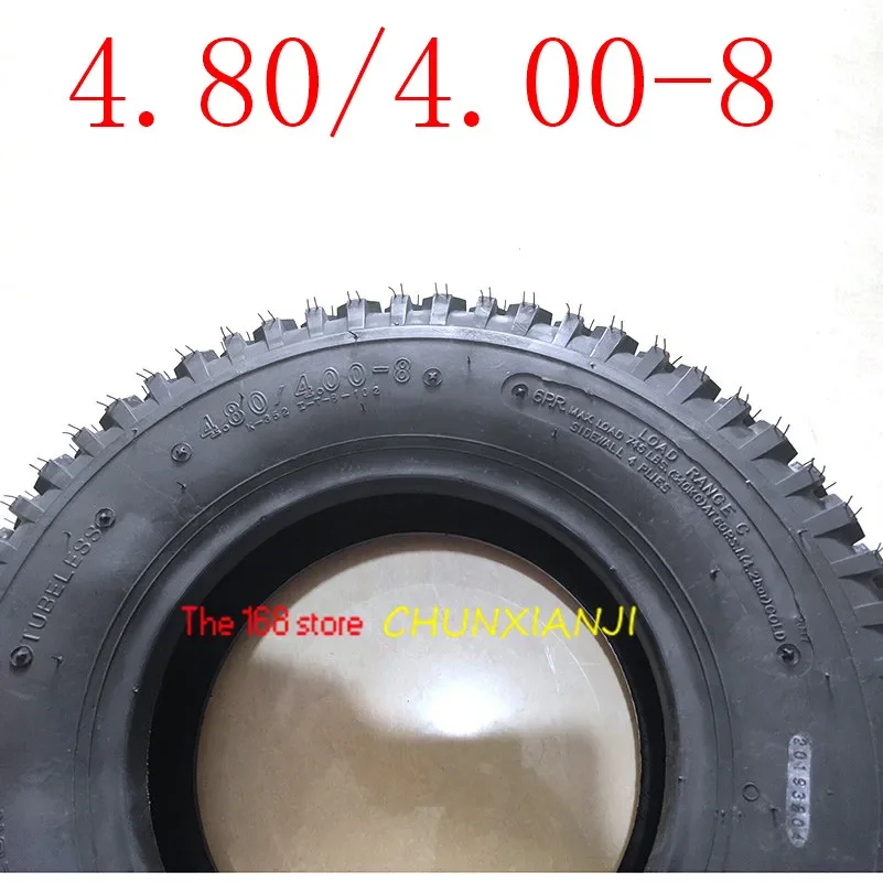 High Quality 4.80/4.00-8 Tubeless Park Carousel Tire 400-8 Inch Road Trailer  Vacuum Tyre