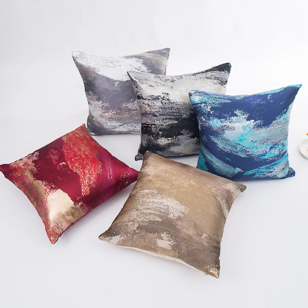 Decorative Sofa Pillow Cover Printing Soft Cushion Cover Home Pillowcase for Living Room Bedroom Sofa Decoration 45*45 cm