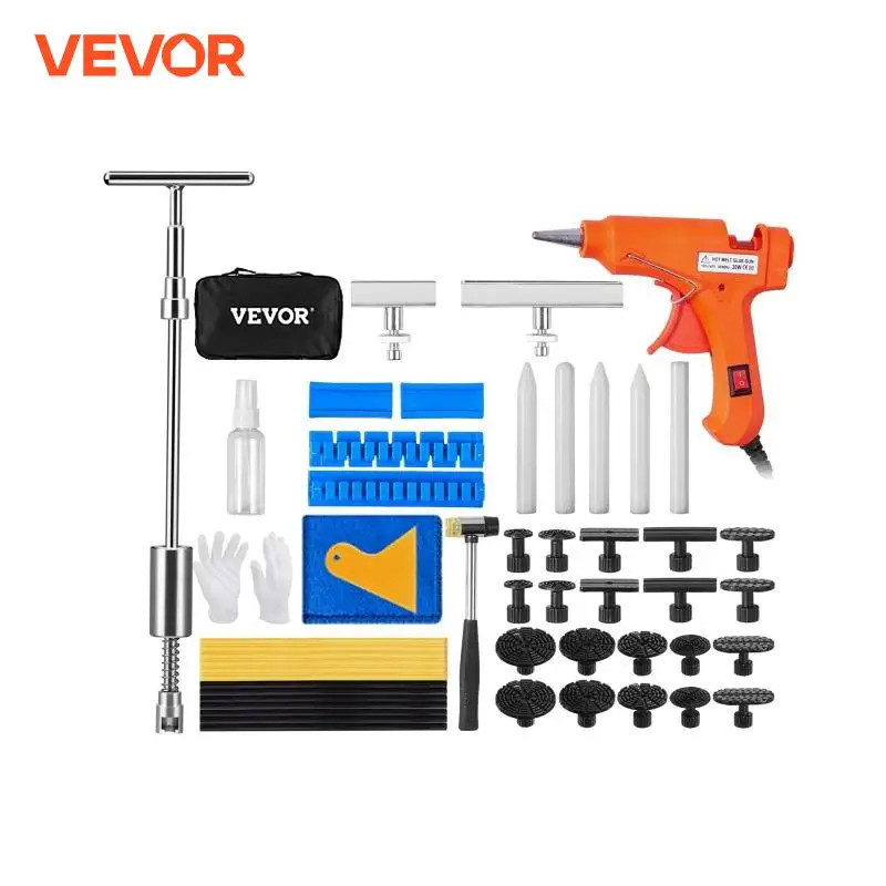 VEVOR 52/46/25/6 PCS Dent Removal Kit Paintless Dent Repair Kit with Slide Hammer for Auto Dent Removal Minor Dents Door Ding