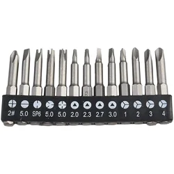 13pc Special-shaped Screwdriver Set PH2 U Y Shape Triangle 50mm Screwdriver Bit For Appliance Repair Repair Tool Screwdriver