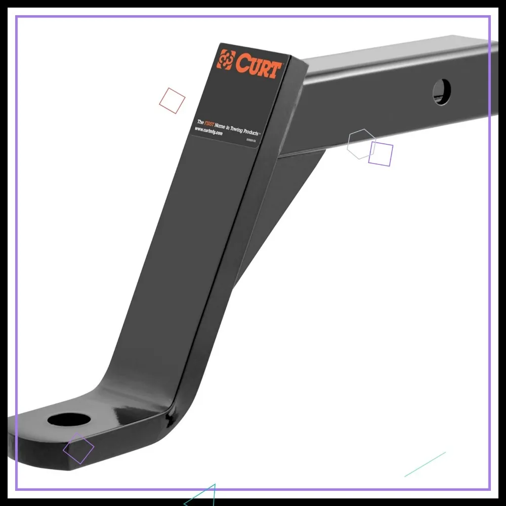 

Шаровое крепление сцепного устройства прицепа класса 3, подходит для 2-дюймового приемника, грузоподъемность 5000 фунтов, падение 8 дюймов