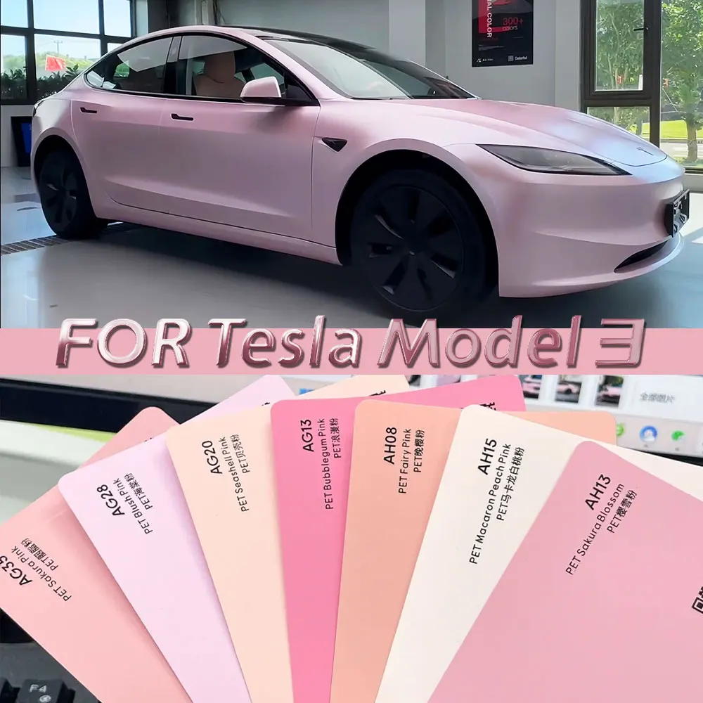 for Tesla Model 3 Highland 2024 Pre-Cut Car Headlight Rearview Film Paint Protection Film Body Sticker Clear PPF TPU Transparent