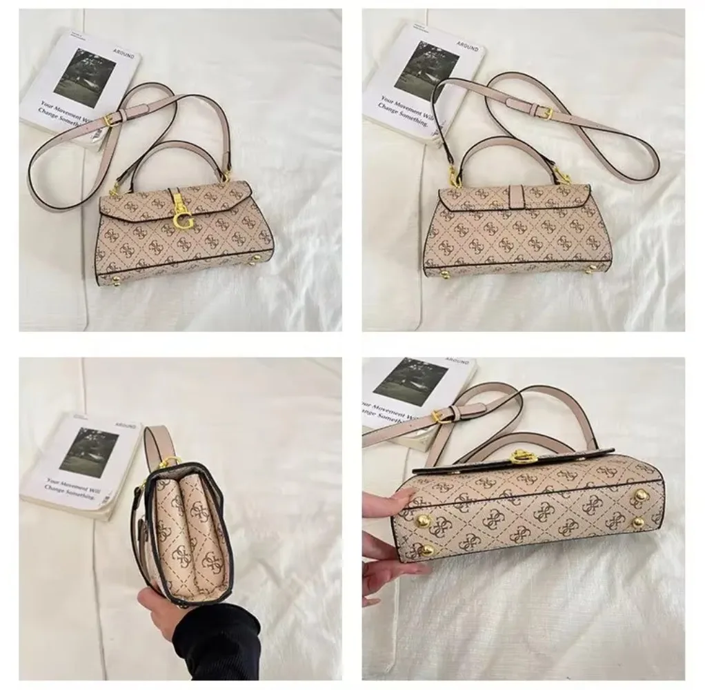 Bolso de mano de alta gama, de estilo casual y diseño europeo y americano, bolso bandolera original para mujer, bolso de hombro elegante y atemporal.