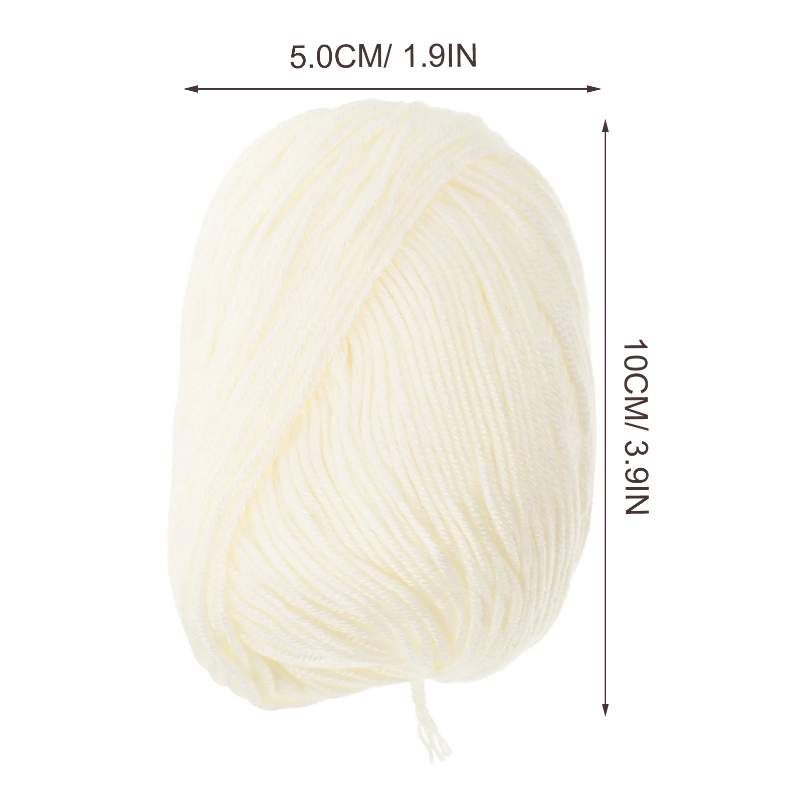 

Milk Cotton Yarn Professional Crochet Knitting Yarn for DIY Crafts Household Sewing Easy to Match Knitting Supply