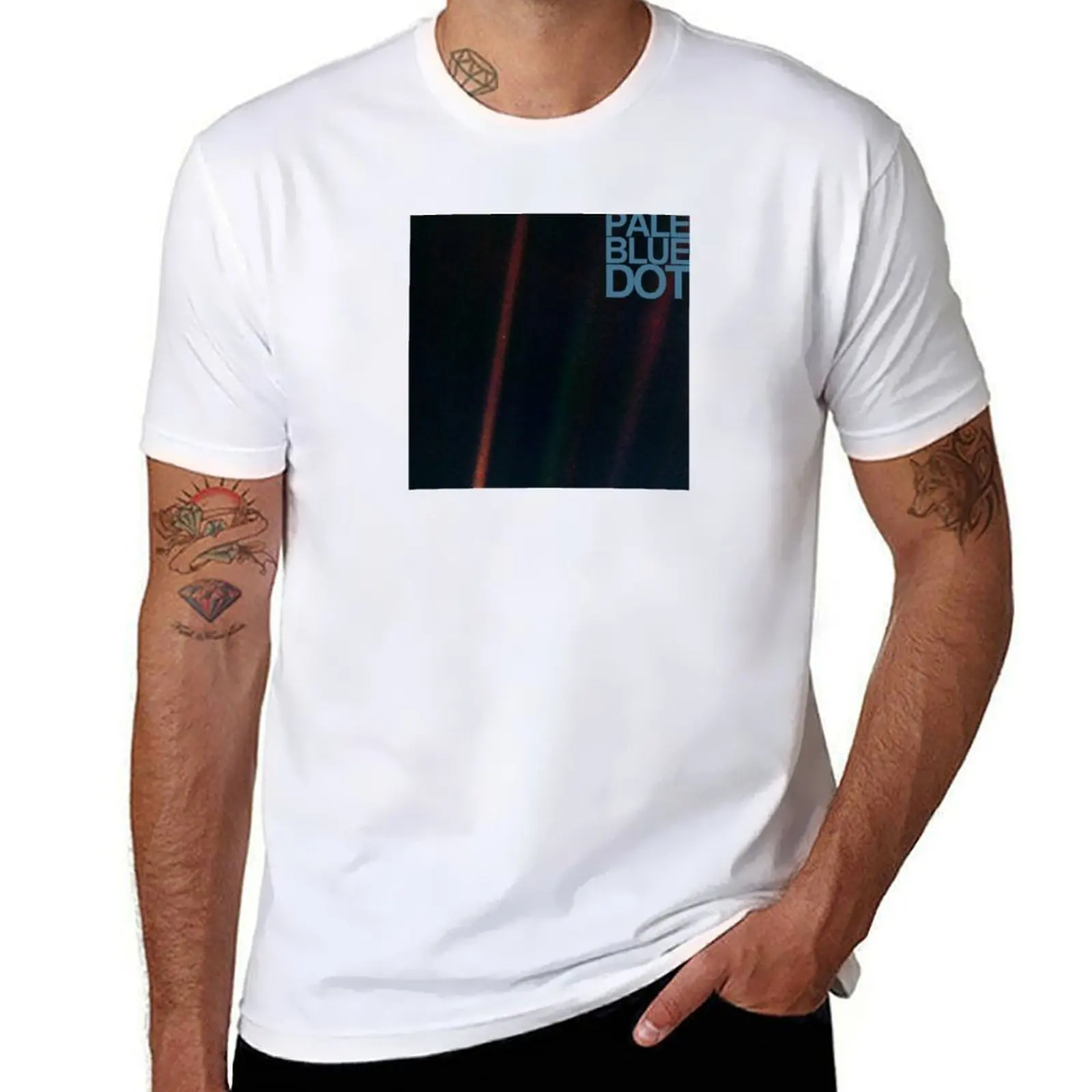 

Pale Blue Dot( Earth from voyager ) T-Shirt t shirts for man cotton funny t shirts man T-Shirt