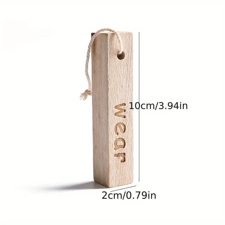 5pcs wardrobe camphor wood strips anti mold insect proof moisture-proof deodorizing Indoor natural hygienic wood strips