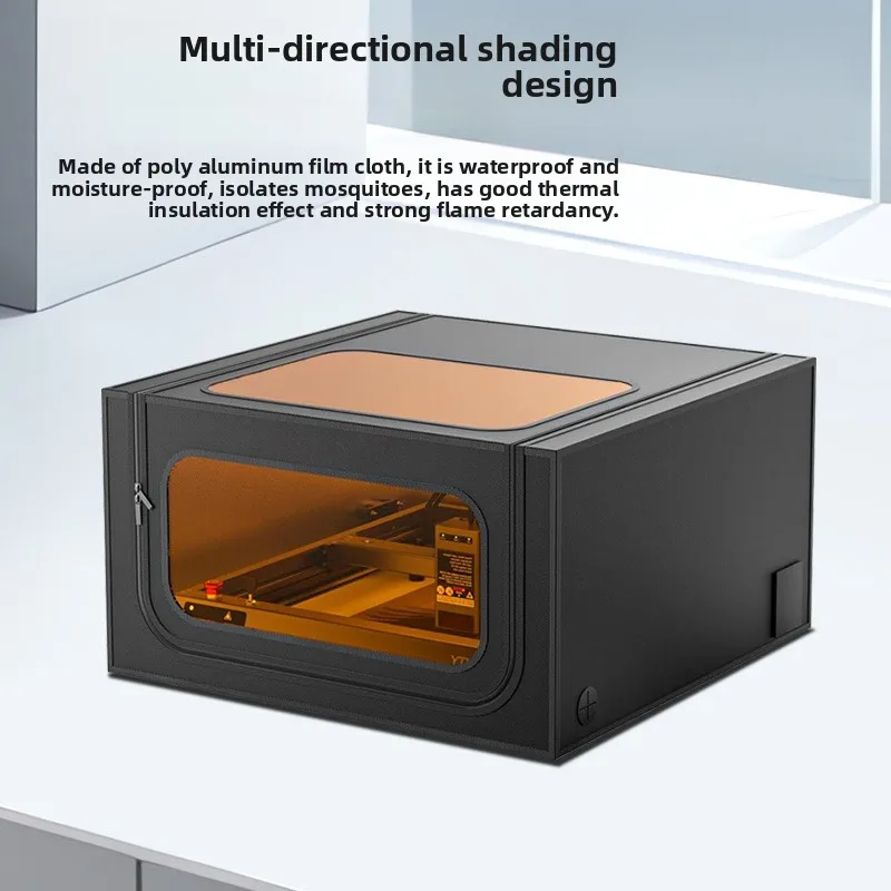 3D Printer Dust Cover Engraving Machine Flame Retardant Protection Smoke Exhaust Isolation Cover Laser Lettering Machine Dust