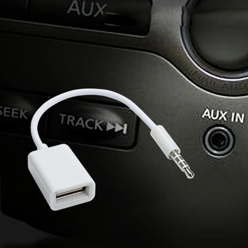 0xxd السيارات 3.5 مم واجهة USB سلك سلك كبل الكبل الكبل لدفق الموسيقى mp3 في أنظمة ستيريو السيارة المحسنة
