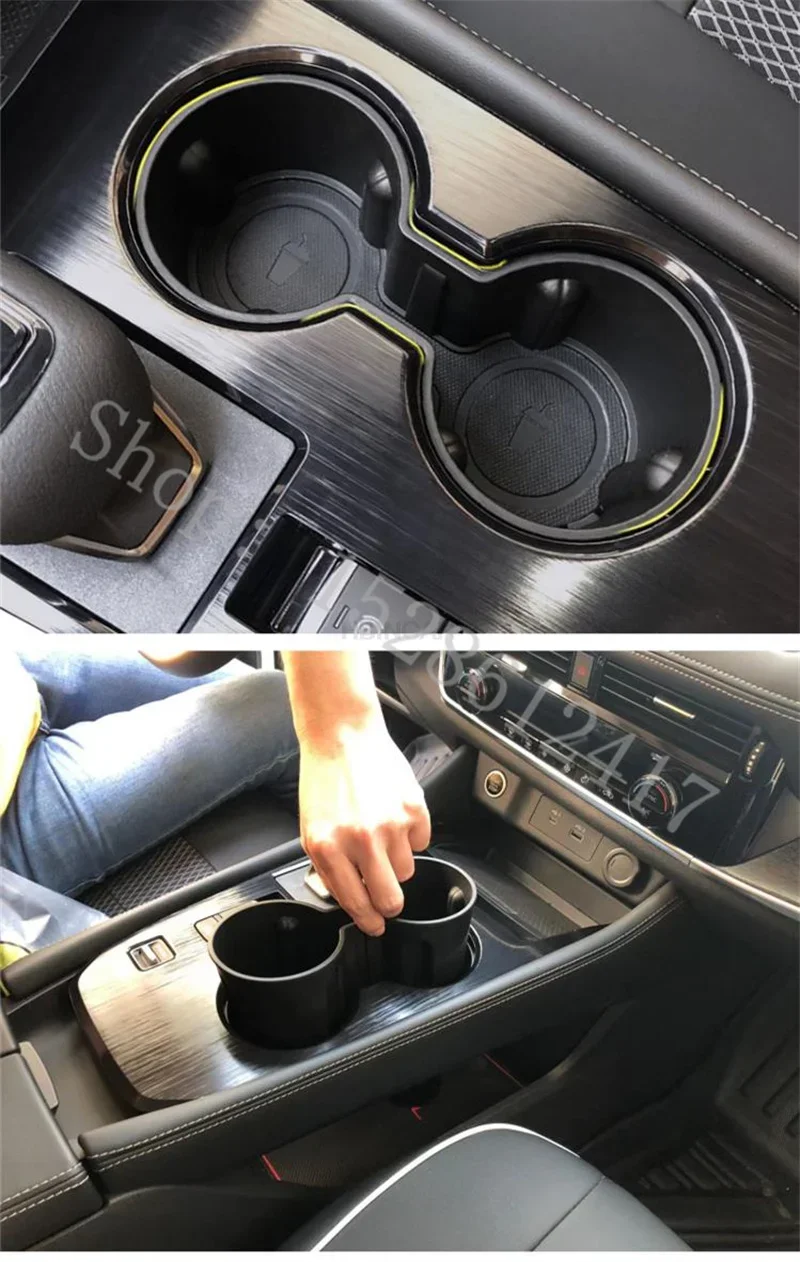Central control water cup holder modified gear water cup slot frame limiter storage box For Nissan X-trail T33 2021-2023