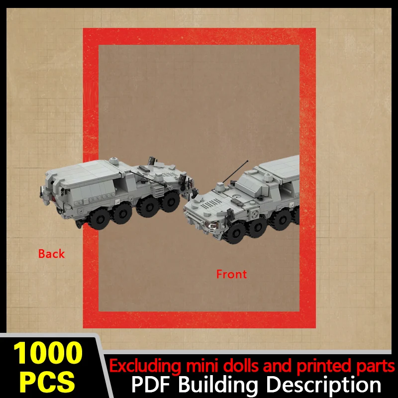 GM-08R Command Vehicle Model MOC Building Bricks War Equipment Modular Technology Gifts Holiday Assemble Children Toys Suit