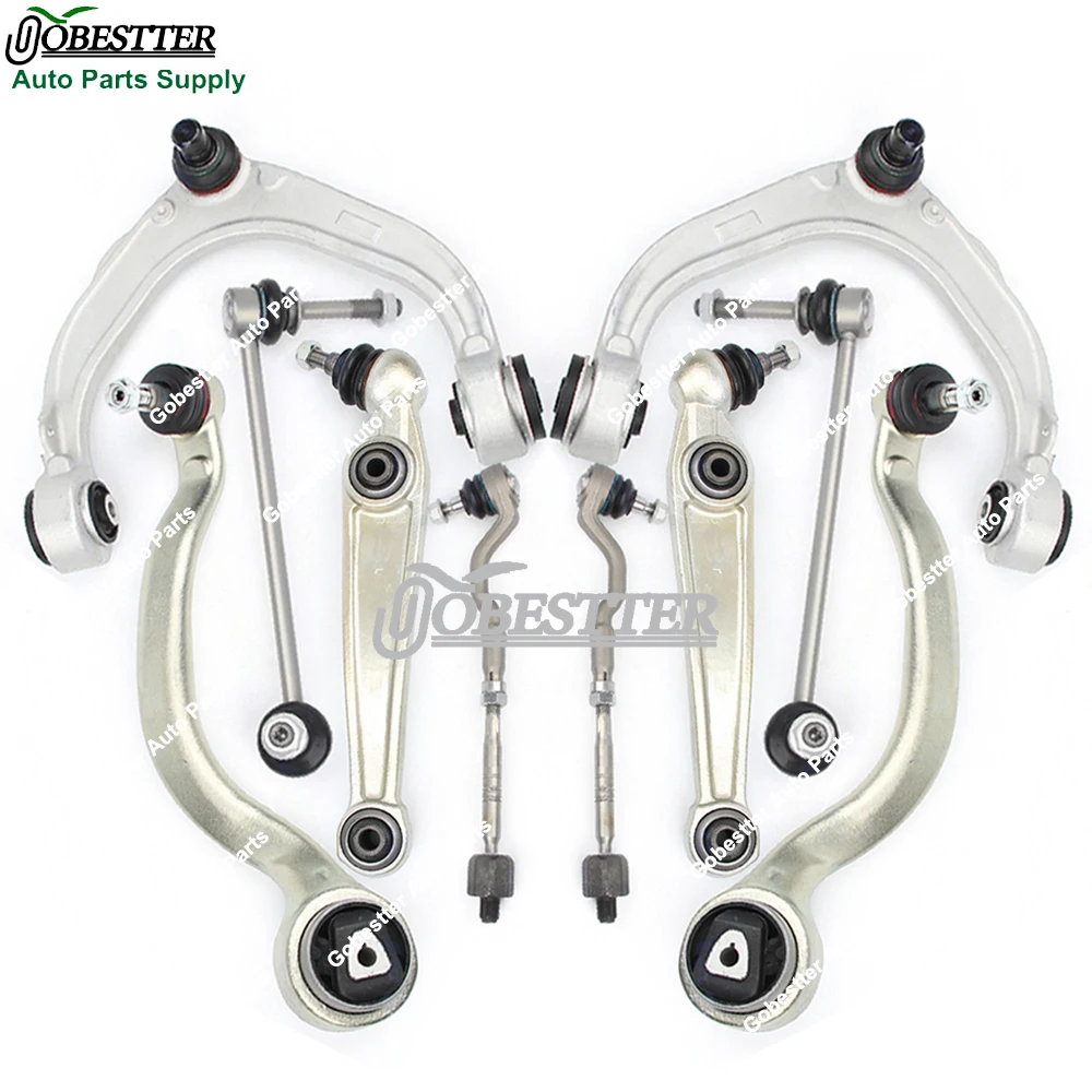 

10pcs Front Control Arm Stabilizer Link Tie Rod End Kits For BMW X5 X6 Series E70 E71 E72 31126771894 31126773950 31126776418 /