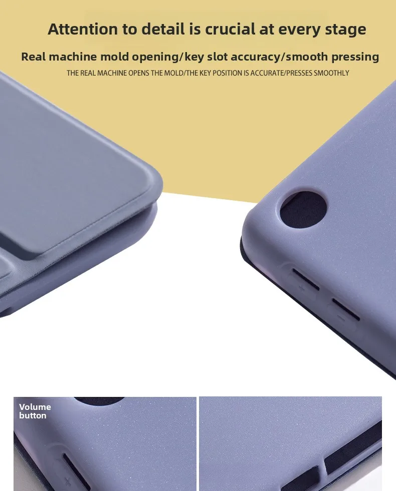 Silikon Tri-Fold Hülle für iPad Mini 7 Pro 11 Air 4 10. Generation mit Auto-Wach-/Schlaf-Funktion Weiche TPU-Hülle – Detail 4