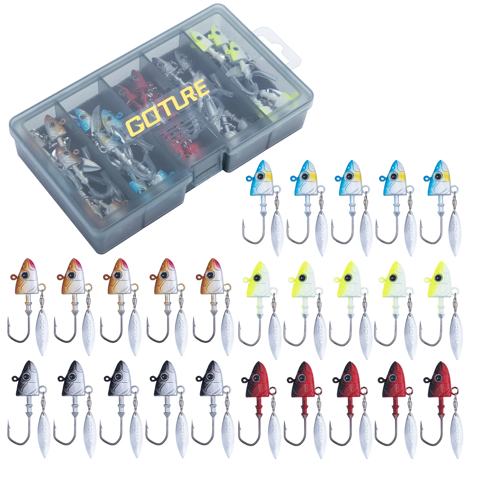 goture-1-caixa-7g-10g-14g-21g-28g-32g-cabeca-de-chumbo-gancho-de-pesca-olhos-3d-forma-de-cabeca-de-peixe-ganchos-de-chumbo-jigging-gancho-de-pesca-com-lantejoulas