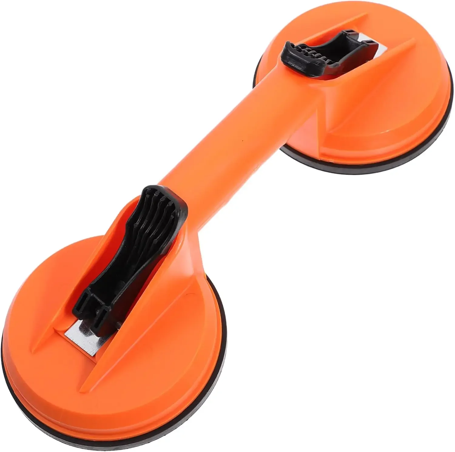 2Pcs Orange Heavy Duty for Lift Large Glass Tiles Granite Auto Glass Windshield Installation Professional Glass Suction Cups
