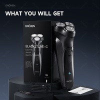 ENCHEN Blackstone Electrical Rotary Shaver for Men 3D Floating Blade Washable Type-C USB Rechargeable Shaving Beard Machine