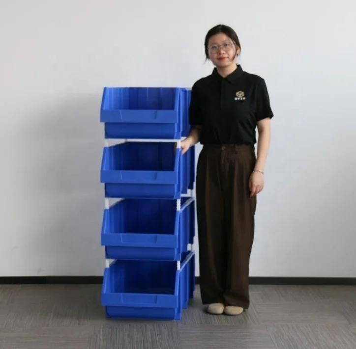 

Big Loading Plastic Stack Storage Bins Clothes Sundries Storage And Picking Stacking Box For Wholesale