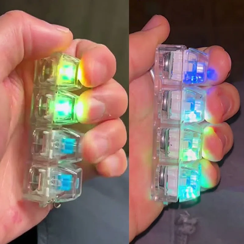 Nuevo llavero con teclado para aliviar la ansiedad y el estrés, botón de cuatro dedos para oficina, hogar, adultos, niños, Clicker de descompresión, regalos