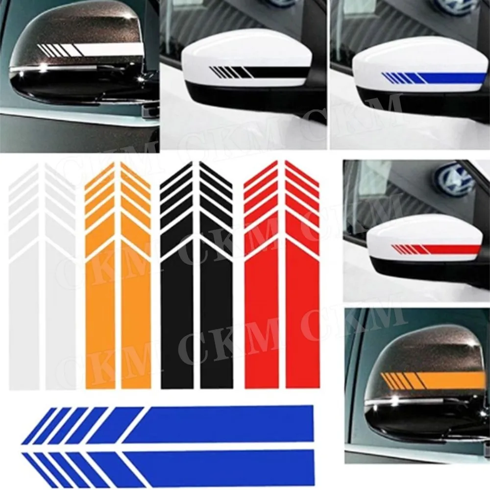 SUV Vinyl Graphic Rear view Mirror Sticker Side Decal Stripe DIY Trunk Trim Sticker Exterior Styling Universal Car 2PCS/Lot