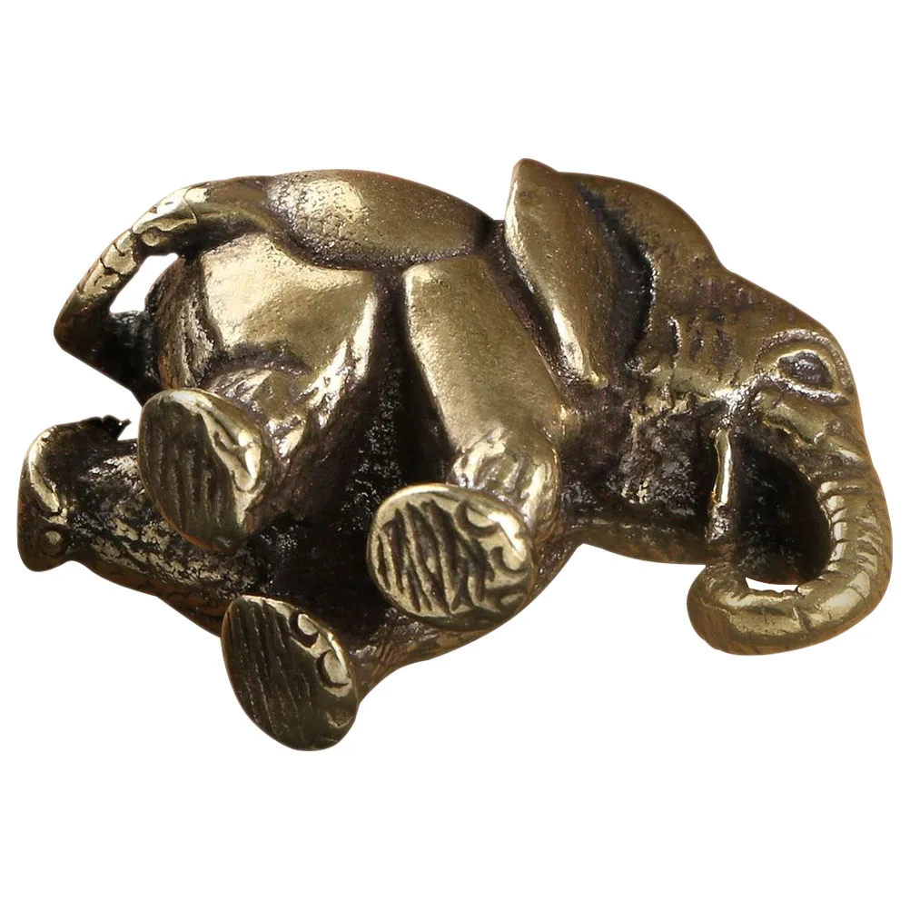 

Handcrafted Brass Miniature Small Brass Animal Statue Desktop Animal Decoration Ornament Retro Gift For Home Office