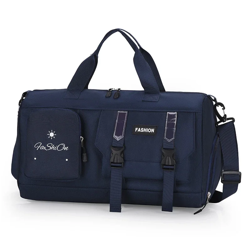 Oxford Textiel Rits 2024 Nieuwe Reis Handtas Effen Kleur Veelzijdige Casual Crossbody Tas Zachte Grote Capaciteit Eenvoudige Reistas