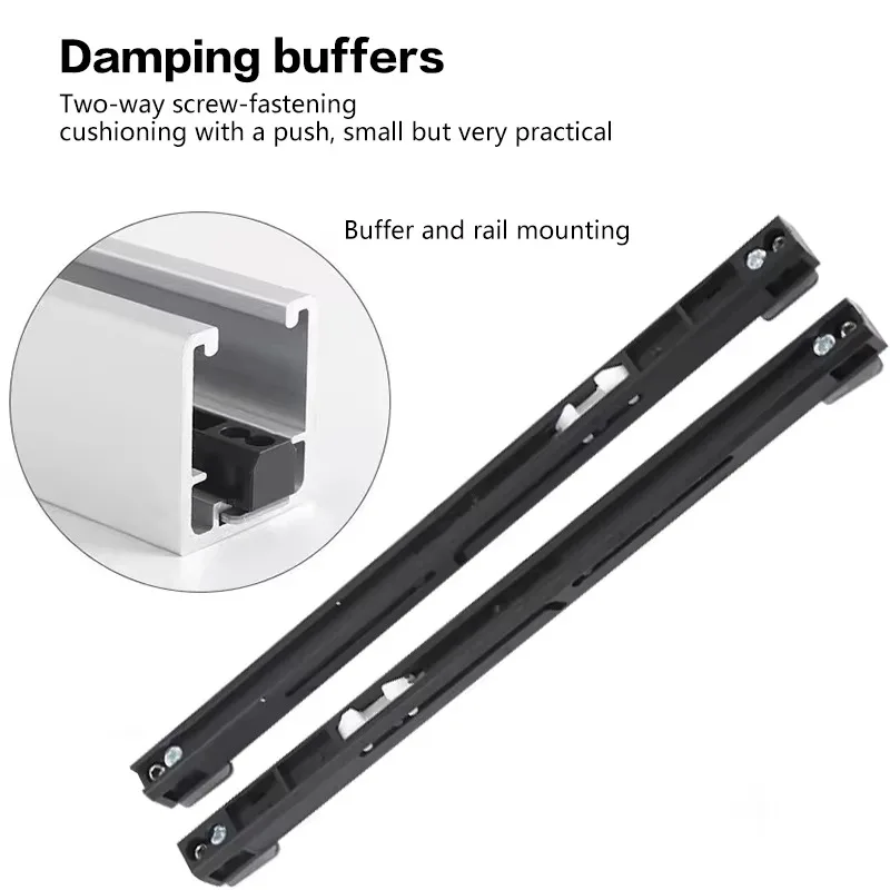 Japanese Style Folding Sliding Door Hardware Kit, Overhead Track System for Metal Wardrobe Closet Sliding Door