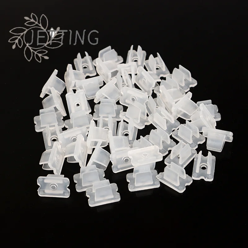 

Лидер продаж, 50/100 шт., 6*12 мм, фиксирующие зажимы для светодиодной ленты, разъем для фиксации 2835, неоновый свет, 220 В, COB, пластиковая пряжка, гибкие аксессуары