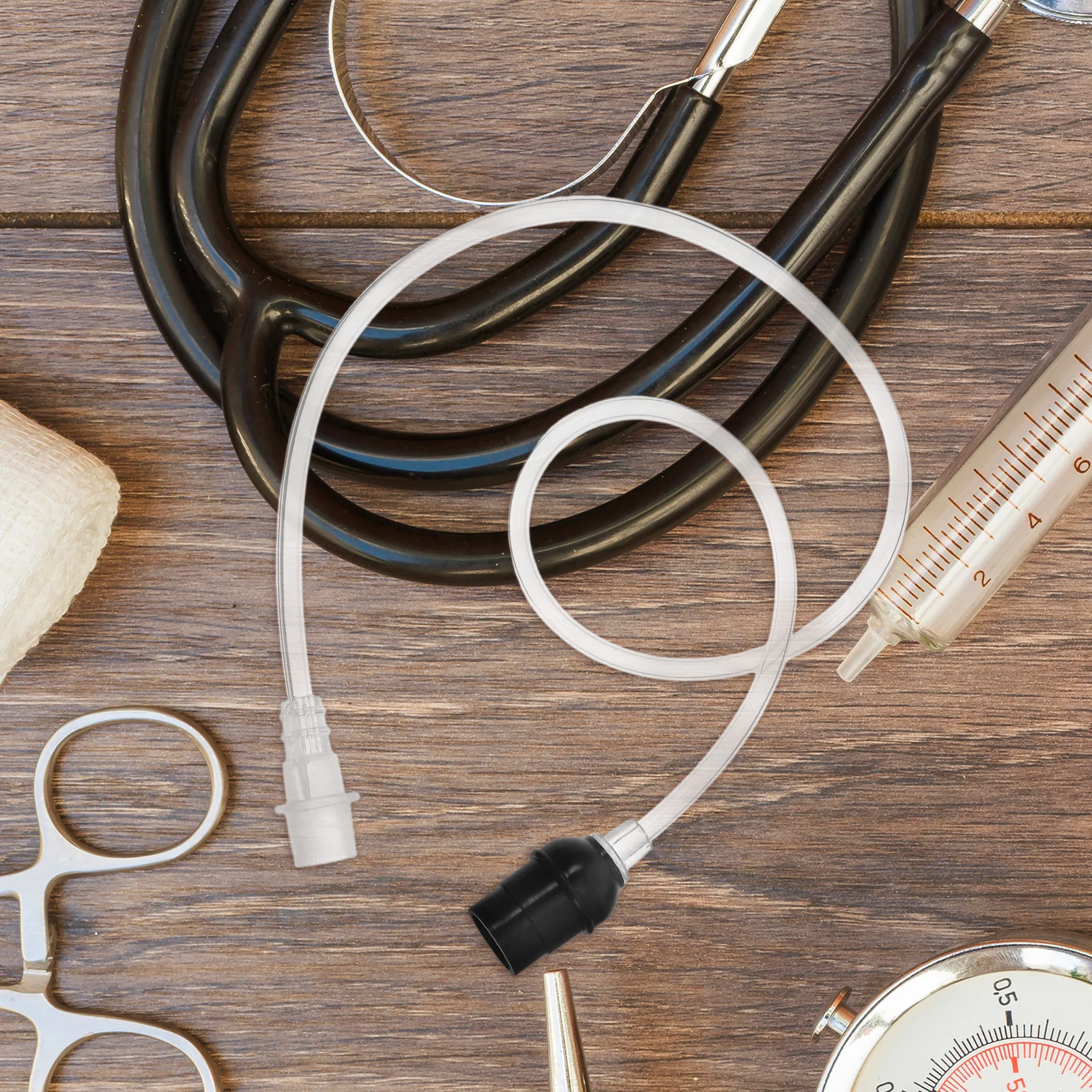 

Vacuum Machine Accessories 2Pcs Cupping Pump Tube Extension 65cm Clear Flexible Replacement for Home Therapy Massage Tools