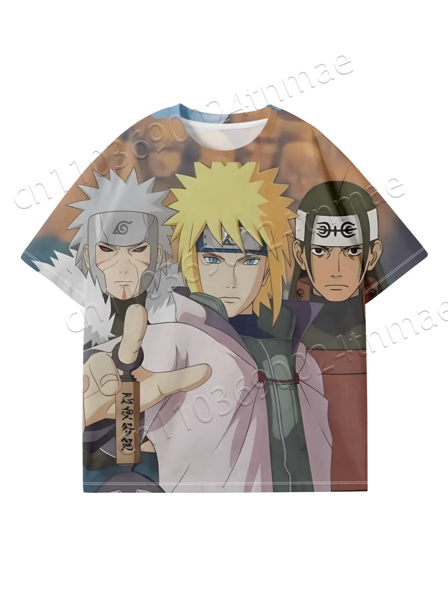 

2025 Naruto Series Heritage Collection Premium Top 3D Printing Adult and Child Double Sizes Quick Drying and Breathable