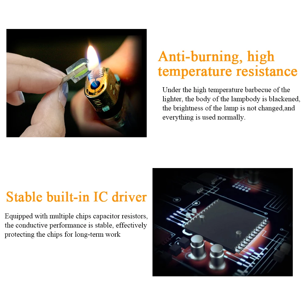 10PCS T10 W5W Bulb 12V LED License Plate Lamp COB T10 White LED Clearance Lamp Led Parking Lights Automobile Lights Accessories