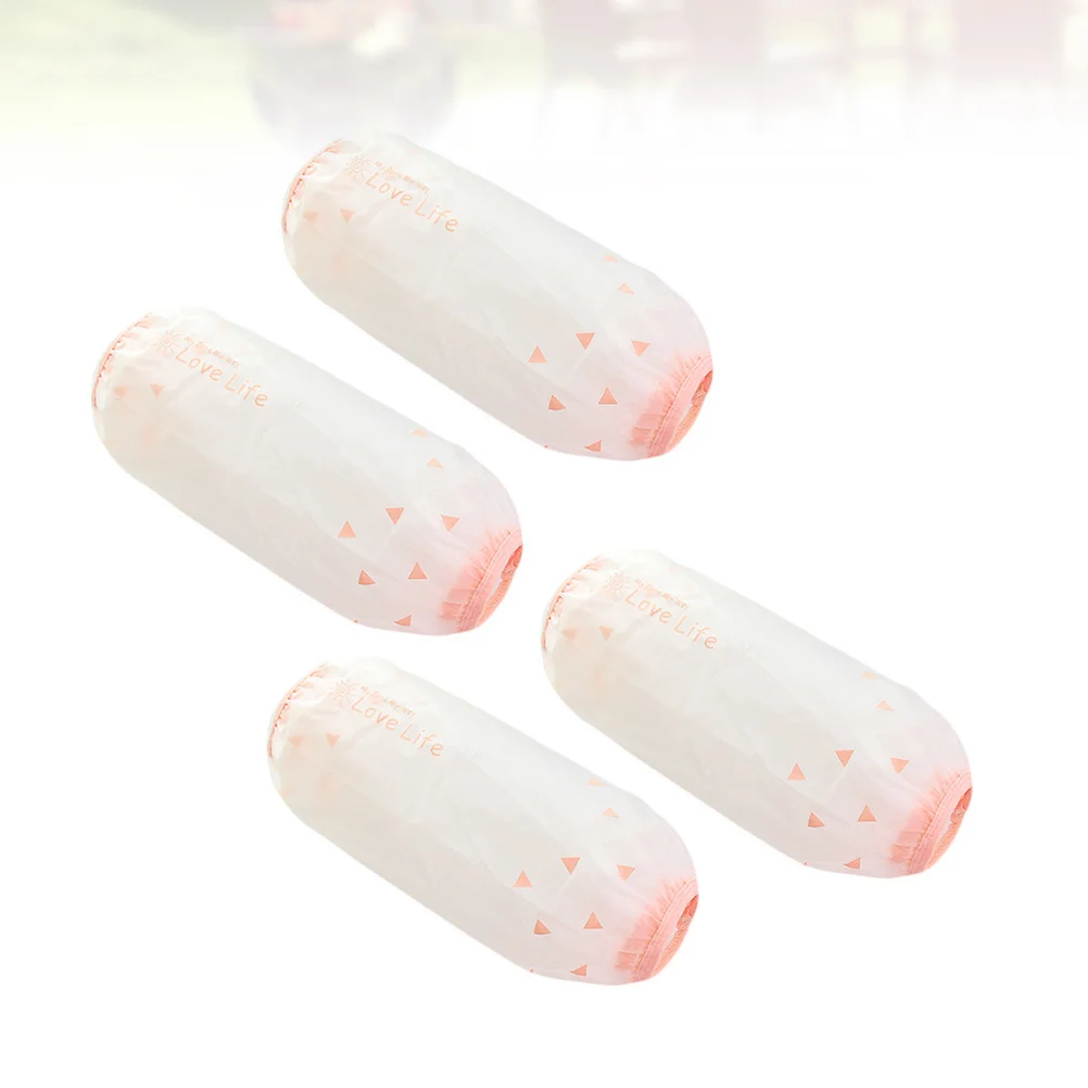 

2pcs Waterproof Oversleeves Transparent Elastic Arm Covers For Factory Hairdressing Office Home Restaurant Use Protective