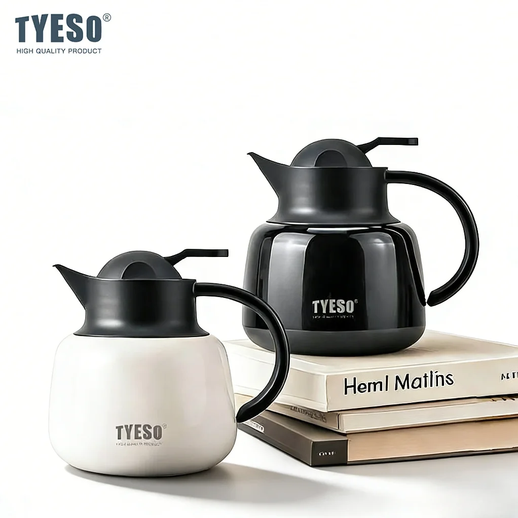 

TYESO 600ML Stainl Steel 304 Pumpkin Insulated Tea Pot Tea Water Separation Thermal Mug Portable Beverage Container