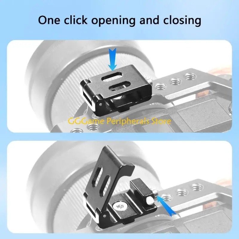 

U55B Photography Aluminum Cable Clamp DSLR Securing Camera Lighting Wires Antislip