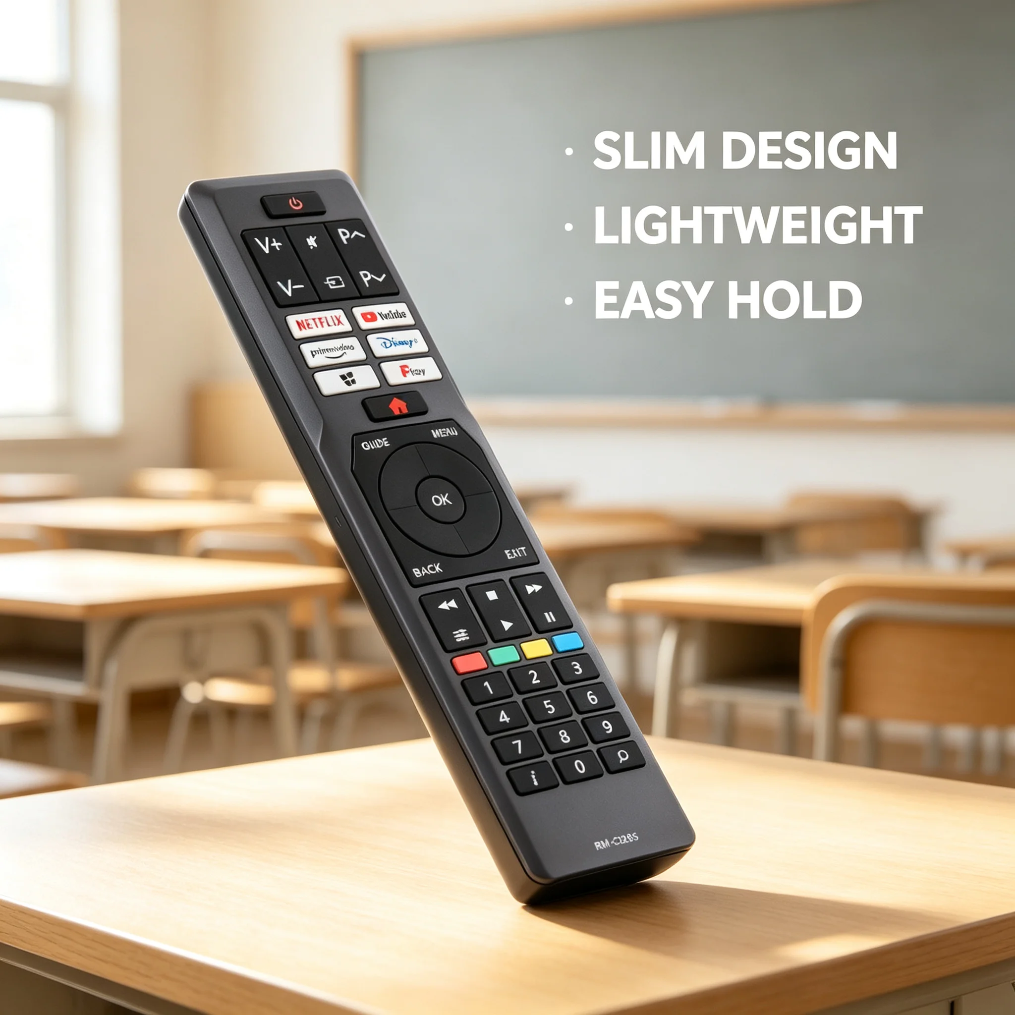 Replacement TV Infrared Remote Suitable for RM-C3265, Works With RM-C3267 RM-C3269 Household Display Control Accessory