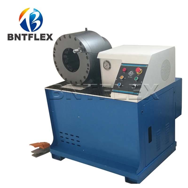 digital computer control 4 inch hydraulic high pressure hose crimping machine with 18 sets of dies