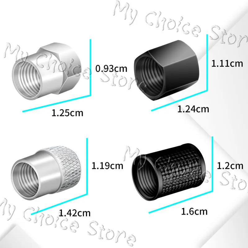 Tapas de válvula de neumático de aleación de Metal, cubiertas de polvo de aire de vástago de rueda para Megane 2 3 Clio Scenic Duster Captur Logan,