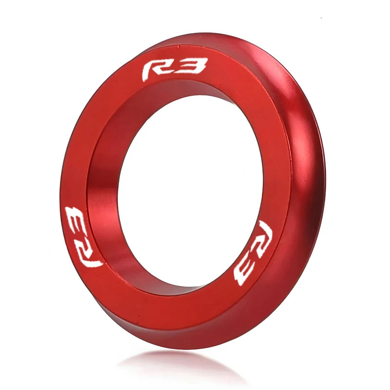 Motorcycle Ignition Cover Key Switch Ring Decorative Ring CNC Aluminum Accessories Keyhole FOR YAMAHA R3 YZFR3 2015-2017 2016 image 6