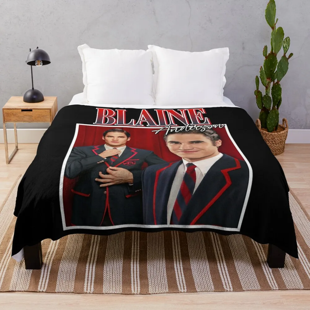 

Blaine Anderson Throw Blanket Thin Blankets Giant Sofa Blanket Furry Blanket Hairy Blankets