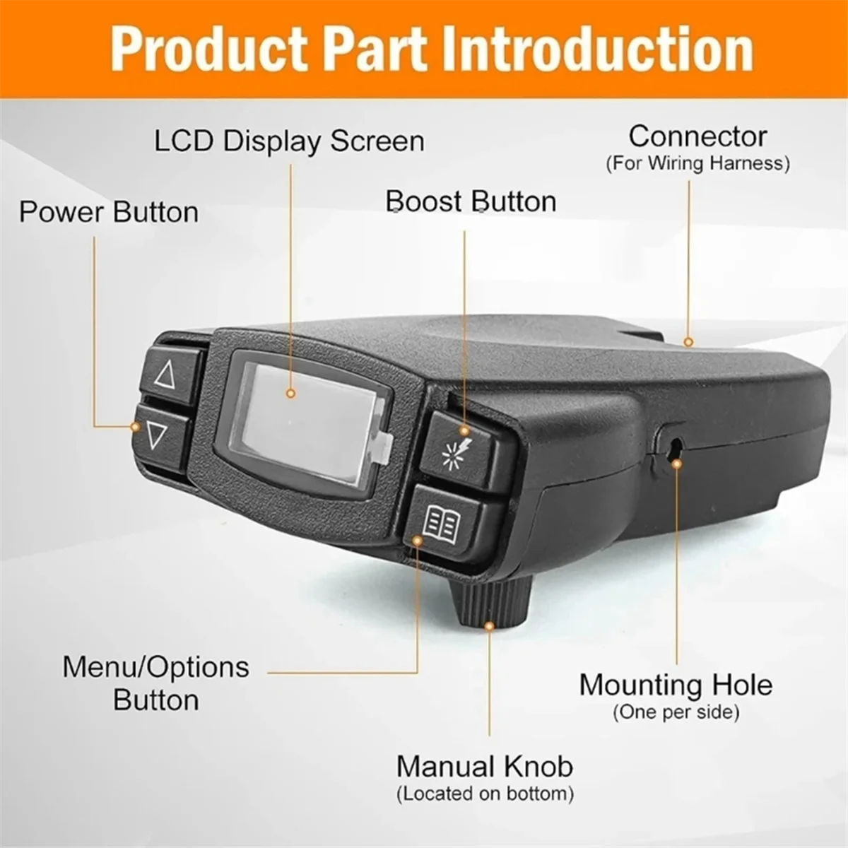 90195 Truck Brake Controller Brake Control Module for P3 Electric Proportional Trailer Brake Controller Box