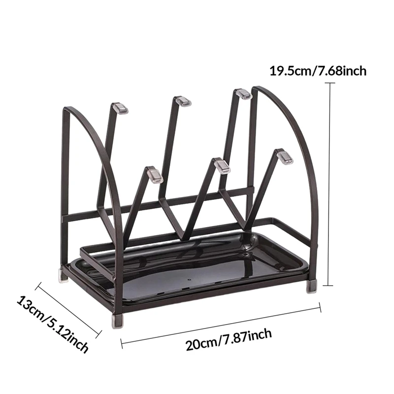 

Современная сушилка для чашек с поддоном для сбора воды для кружек, домашней кухни, бутылок, розничная продажа
