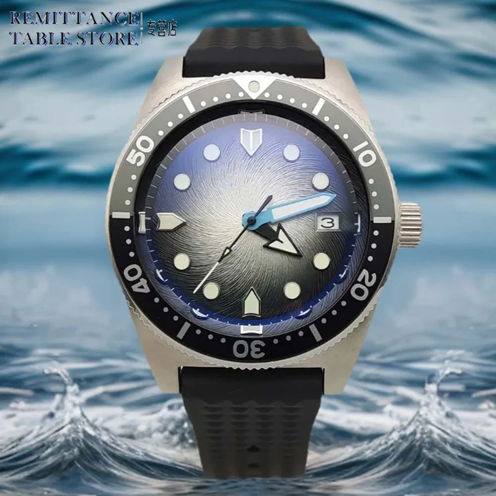 

Men's AR Blue Film Sapphire Crystal Watch NH35 Automatic Mechanical Movement Two Colour Bezel Sterile Dial Men's Watch Clock