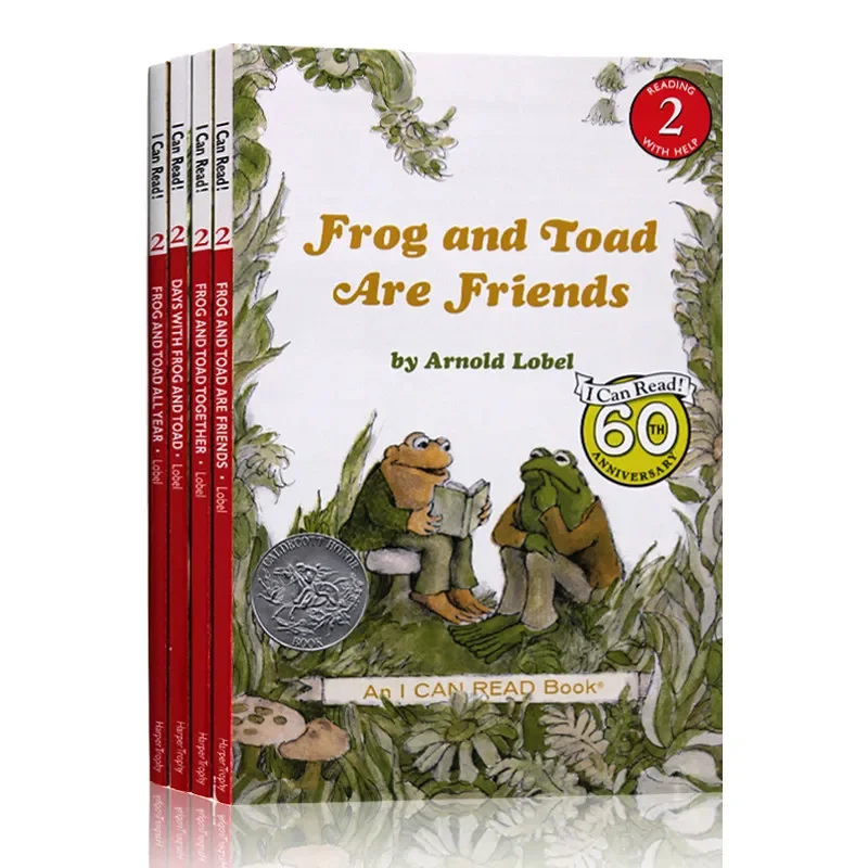 

4 books/set, Frog and Toad Together/Frog and Toad All Year, Children's books aged 3 4 5 6 7 English book, Picture Books HJ-015
