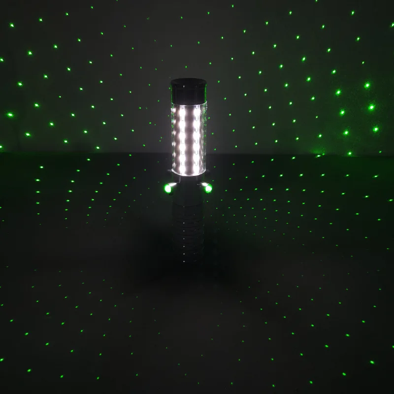 

Green laser flash stick Blue laser grenade champagne flash head stick