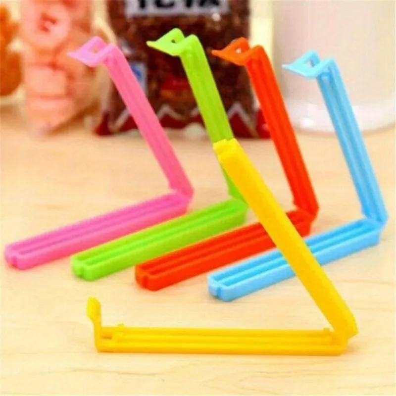 1 Sizes Portable New Kitchen Storage Food Snack Seal Sealing Bag Clips Sealer Clamp Plastic Tool Kitchen Accessories