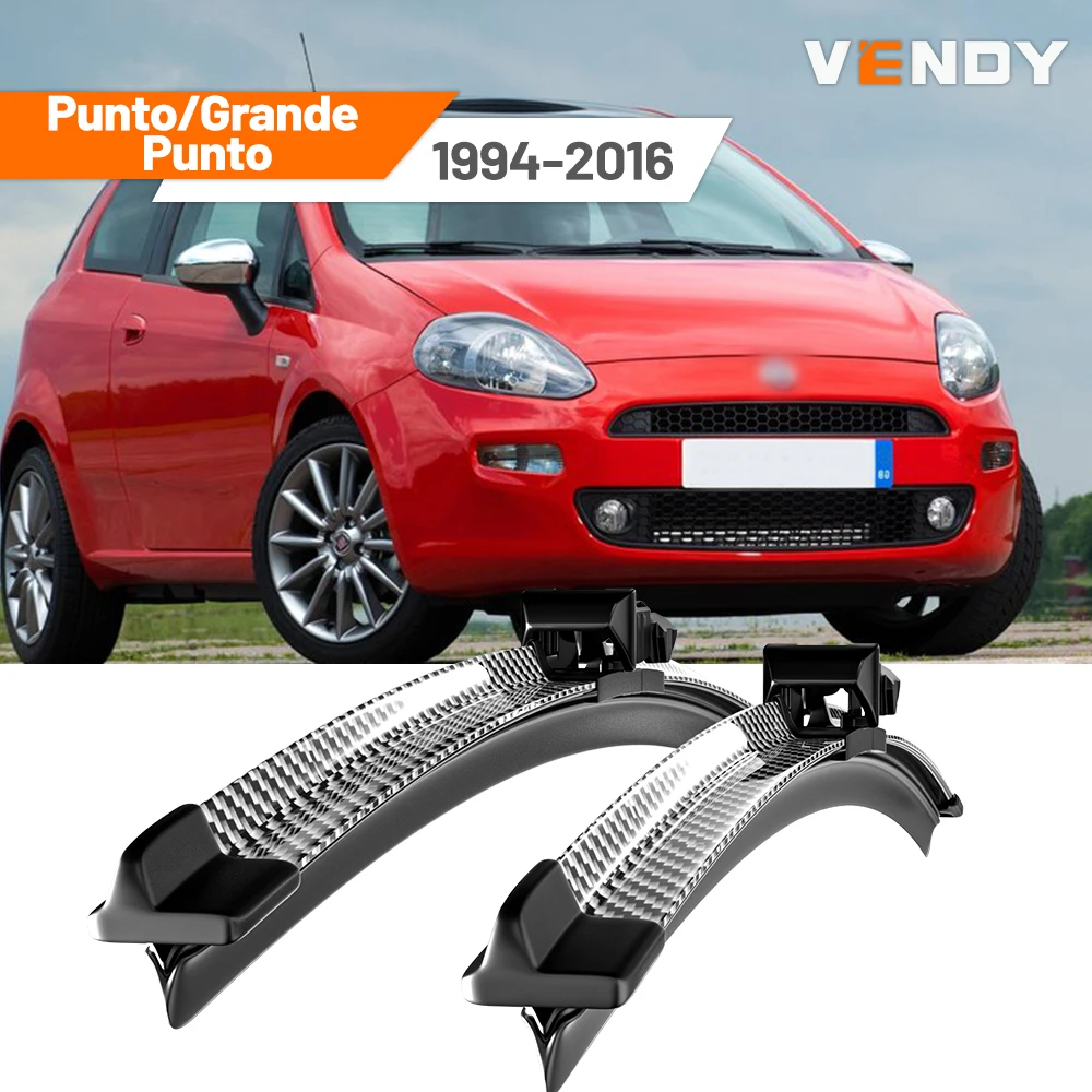 

For Fiat Punto Grande Punto 1994-2016 2000 2009 2010 2011 2012 2013 2015 2pcs Front Windshield Wiper Blades Windscreen Wipers