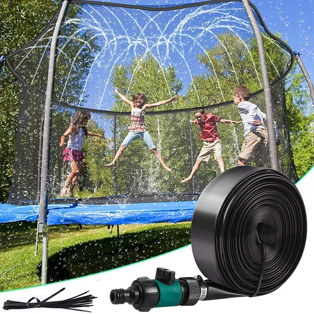 

Multifunctional Trampoline Sprinkler Durable Kids Waterpark Outdoor Misting Cooling System Coolness Summer Game Water Sprinkler