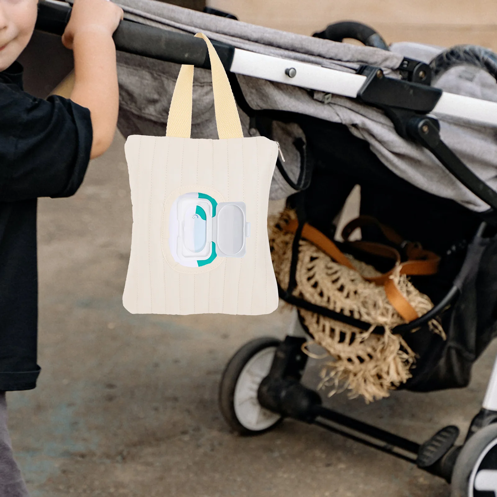 

Wet Tissue Dispenser Wipe Carrying Bag Reusable Portable Wet Wipe Box Container Travel Baby Wipes Dispenser Bunny Design Holder