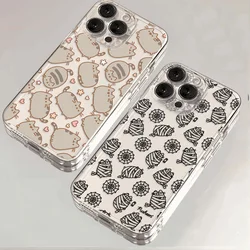 Transparent Cover The Cat Phone Case For-P-Pusheen Xiaomi Redmi Note 13 12 12C 11 10 10C 13C 10s 9 9s 9A 9T 9C 8 7 Pro Max 4G 5G